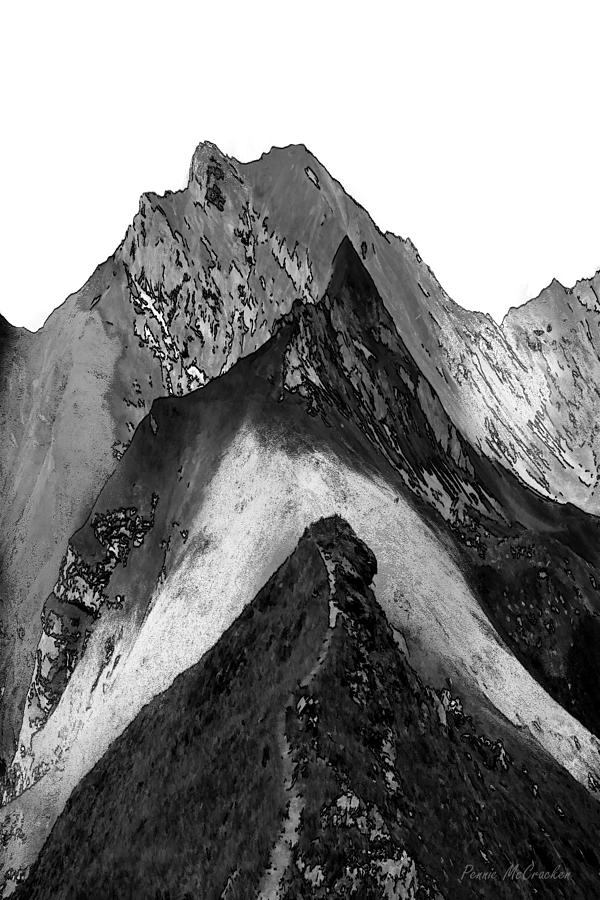 Mountains Digital Art by Pennie McCracken