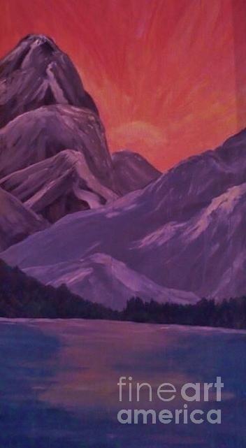 Mountains to Climb Painting by Christy Saunders Church