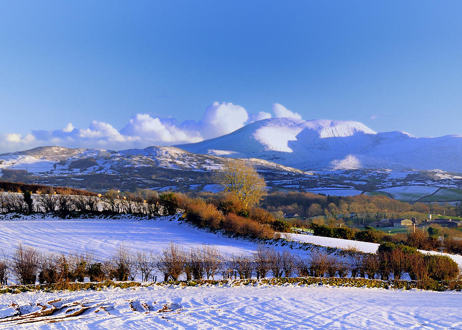 Mourne Mountains In Winter Photograph by Robert Louden