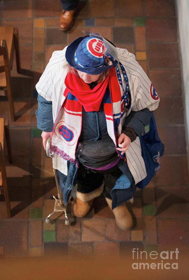 Mourners And Cub Fans Attend Visitation Photograph by Scott Olson Mourners And Cub Fans Attend Visitation Photograph by Scott Olson