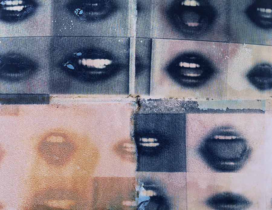 Mouth Collage Photograph by Hans Staartjes Mouth Collage Photograph by Hans Staartjes