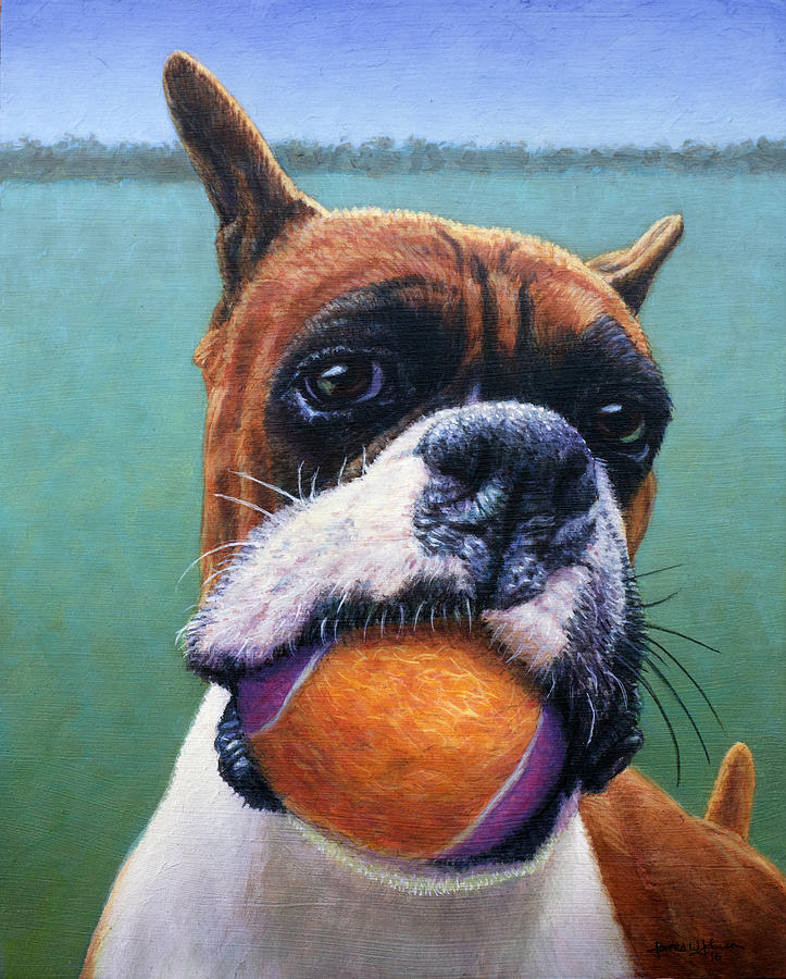 Mouthful Painting by James W Johnson