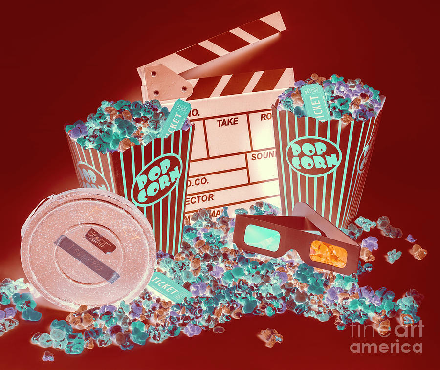 Popcorn Photograph - Movie makers inc. by Jorgo Photography