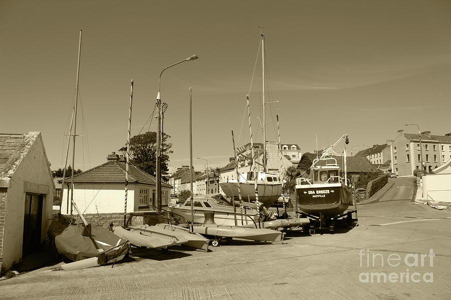 Wild Atlantic Way Photograph - Moville Pier Donegal Tint by Eddie Barron Wild Atlantic Way Photograph - Moville Pier Donegal Tint by Eddie Barron