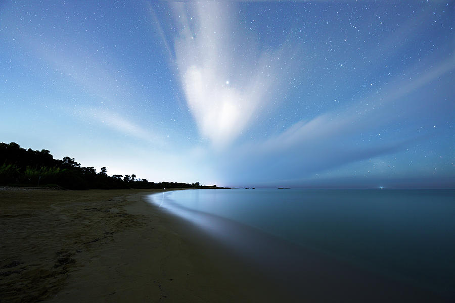 Clouds Photograph - Moving Clouds In The Night Sky - Cassibile - Siracusa by Dario Giannobile Clouds Photograph - Moving Clouds In The Night Sky - Cassibile - Siracusa by Dario Giannobile