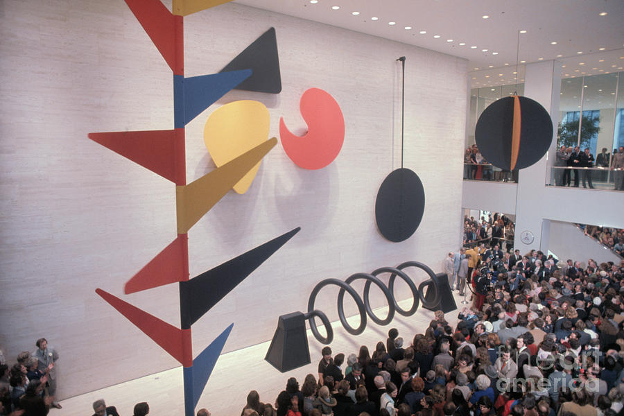 Moving Mural By Alexander Calder Photograph by Bettmann