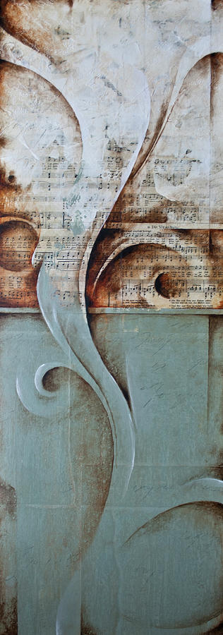 Swirls Painting - Mozart Sounds by Ch Studios