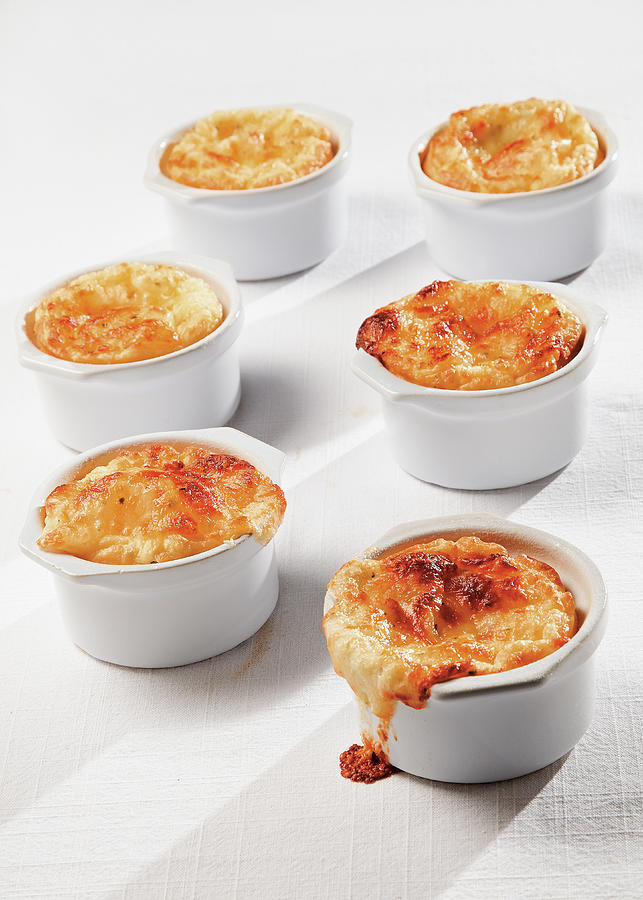 Mozzarella And Potato Bakes Photograph by Tre Torri - Fine Art America