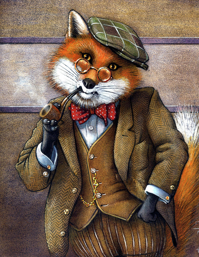 Mr. Fox Painting by Dan Nelson