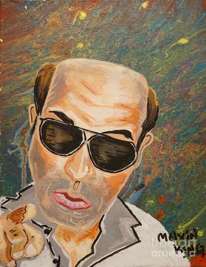 Drunk Painting - Mr Lahey by Melvin King