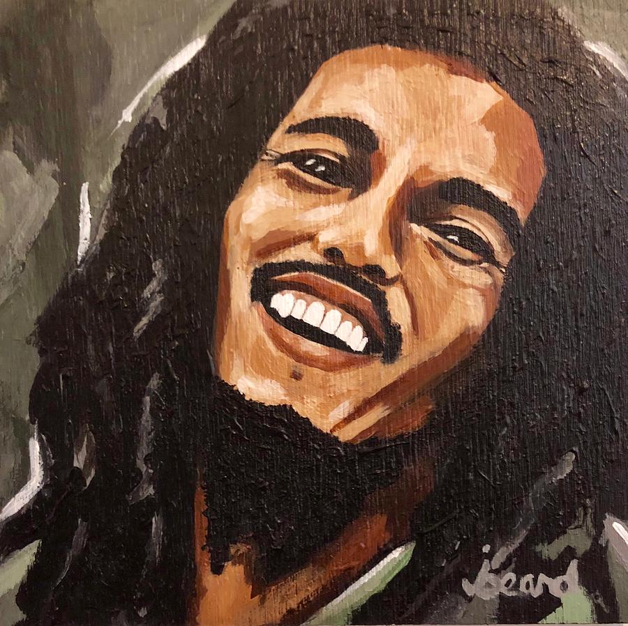 Bob Marley Painting - Mr. Marley  by Jodye Beard-Brown