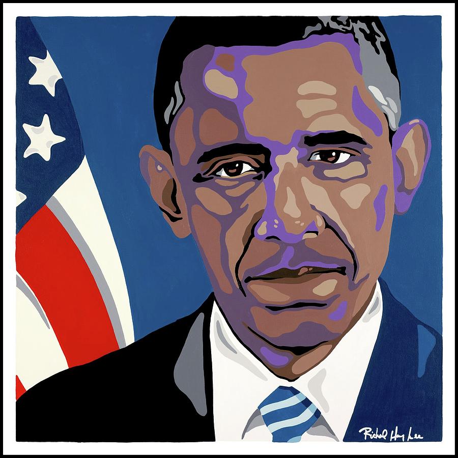 Mr. Obama Original Painting by American Legacy Art