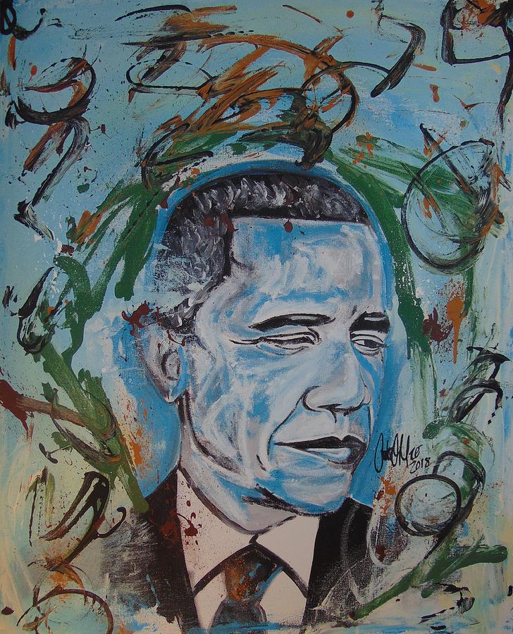 Mr. Obama The GREAT Painting by Antonio Moore