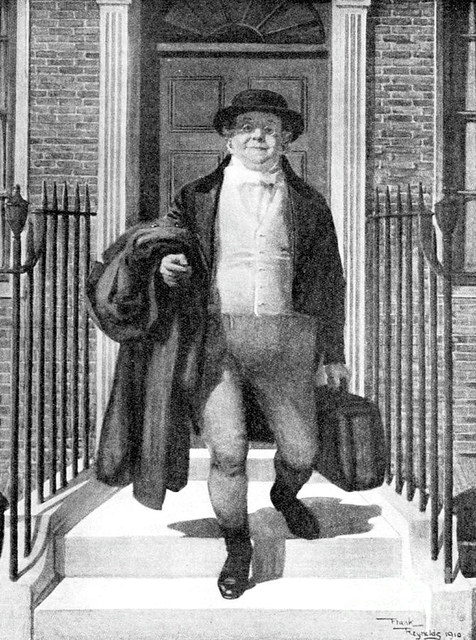 Mr Pickwick, 1923.artist Hodder & Drawing by Print Collector