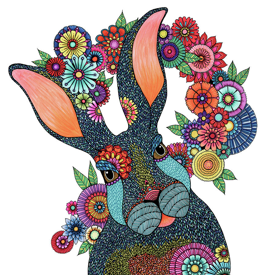 Flower Digital Art - Mr. Rabbit by Hello Angel