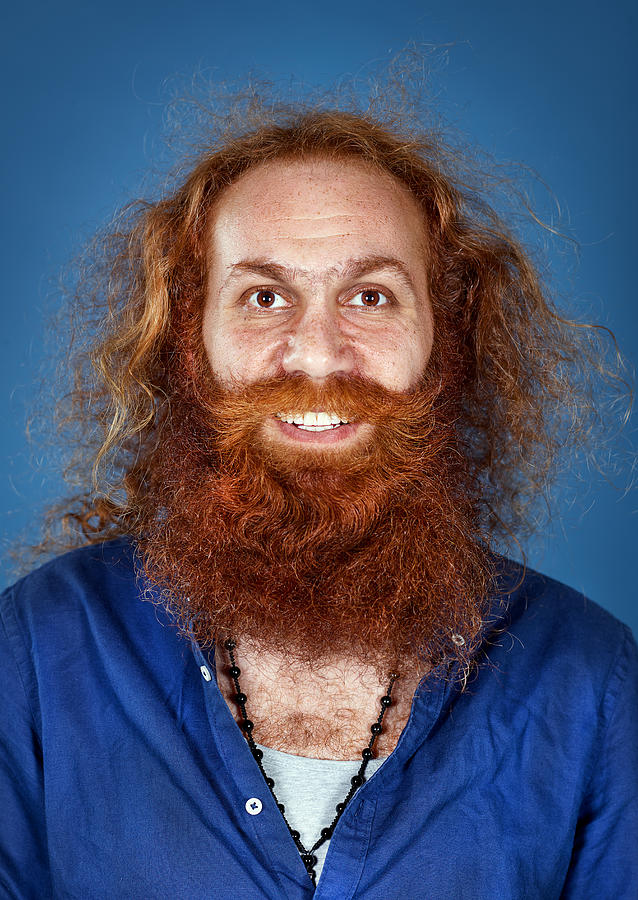 Portrait Photograph - Mr. Redbeard by Michael Allmaier
