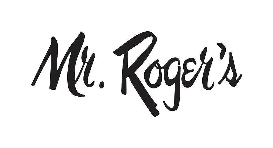 Black And White Drawing - Mr. Rogers by CSA Images