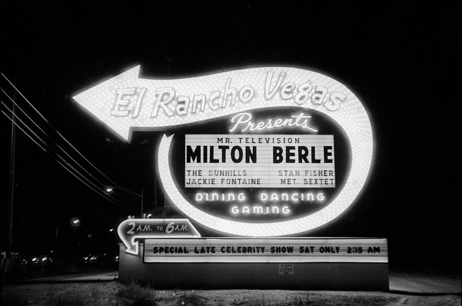 Mr television At El Rancho Vegas Photograph by Allan Grant