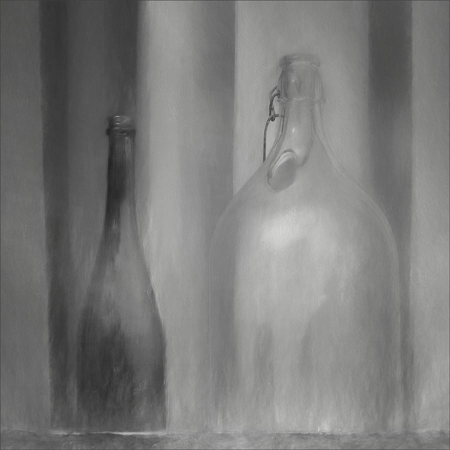 Abstract Photograph - Mrs. And Mr Bottle by Gilbert Claes