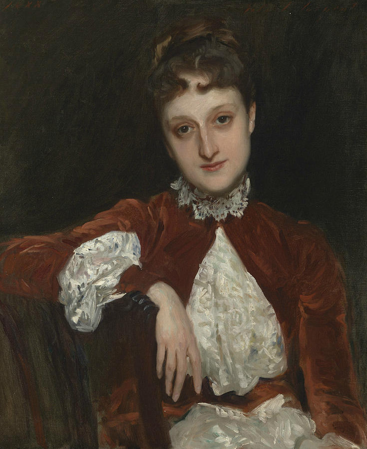 Mrs. Charles Deering Painting by John Singer Sargent