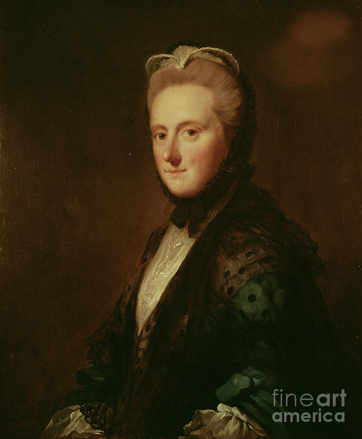 Mrs Clarges Painting by Allan Ramsay