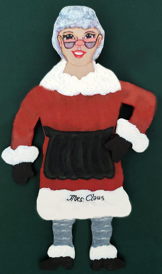 Mrs. Claus Painting by Kingsley Krafts
