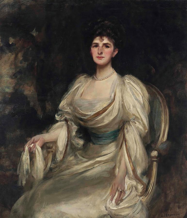 James Jebusa Shannon Painting - Mrs George Harland-peck by James Jebusa Shannon