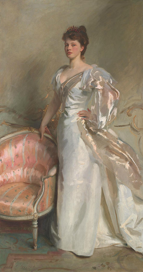 Mrs. George Swinton Painting by John Singer Sargent