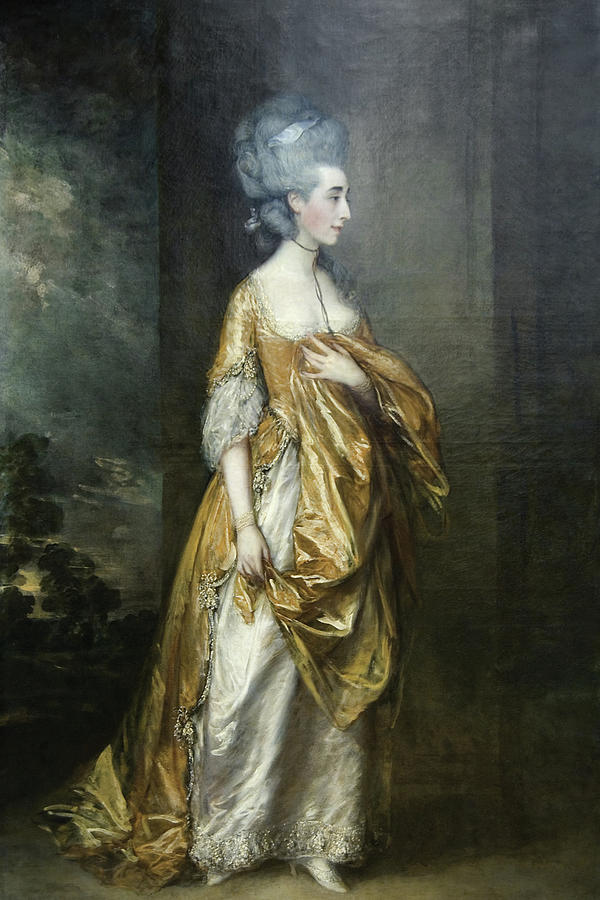 Mrs. Grace Dalrymple Portrait Painting by Thomas Gainsborough