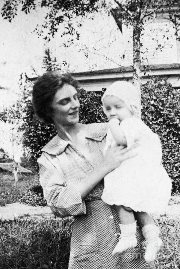 Mrs. Graham Holds Billy Graham At Age Photograph by Bettmann