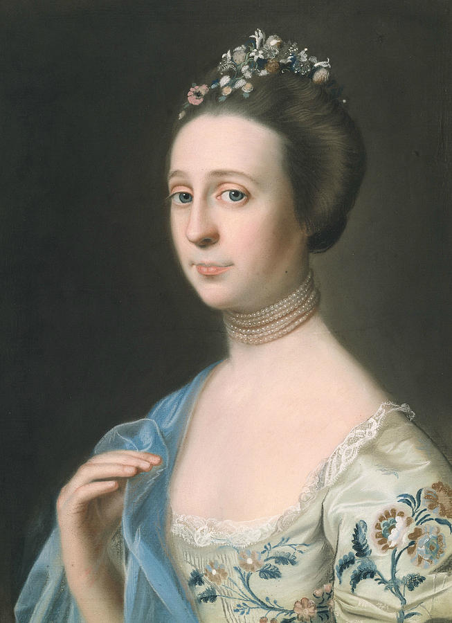 Mrs. Henry Hill Pastel by John Singleton Copley