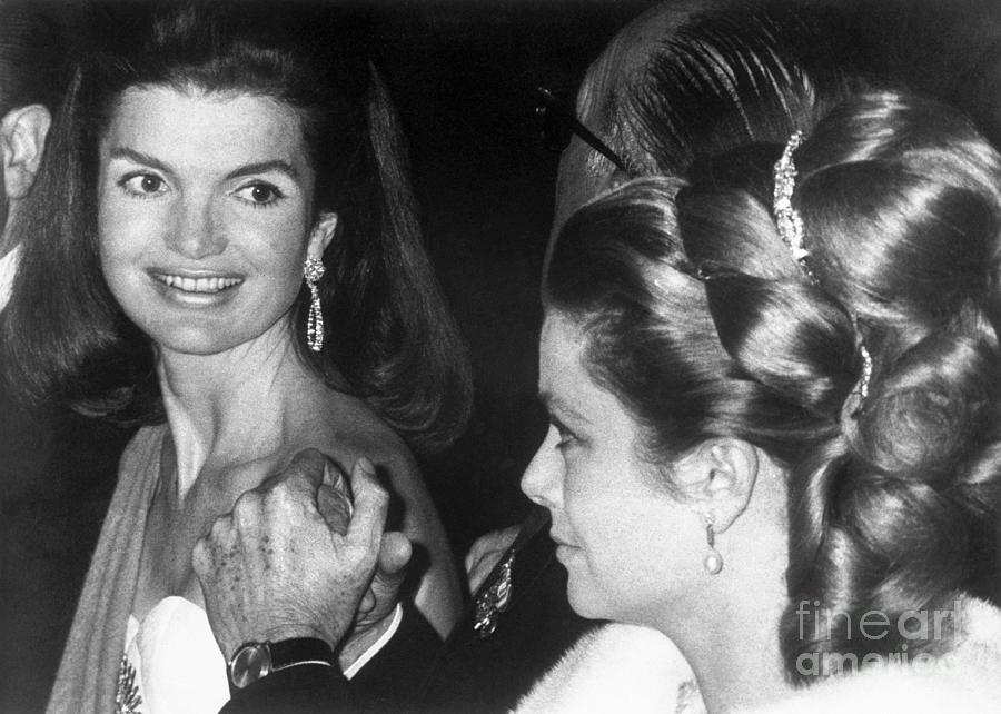 Mrs. Jacqueline Kennedy And Princess Photograph by Bettmann
