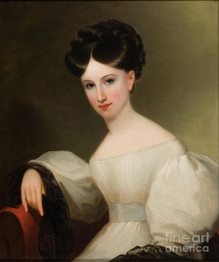 Mrs James Patriot Wilson Jr, 1833 Painting by Jacob Eichholtz