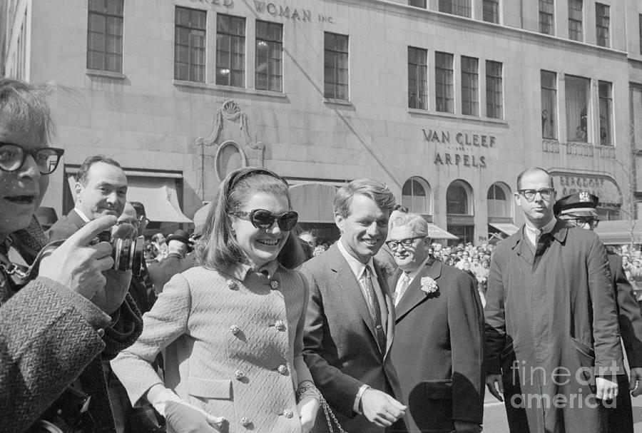Mrs. Kennedy And Robert F. Kennedy Photograph by Bettmann