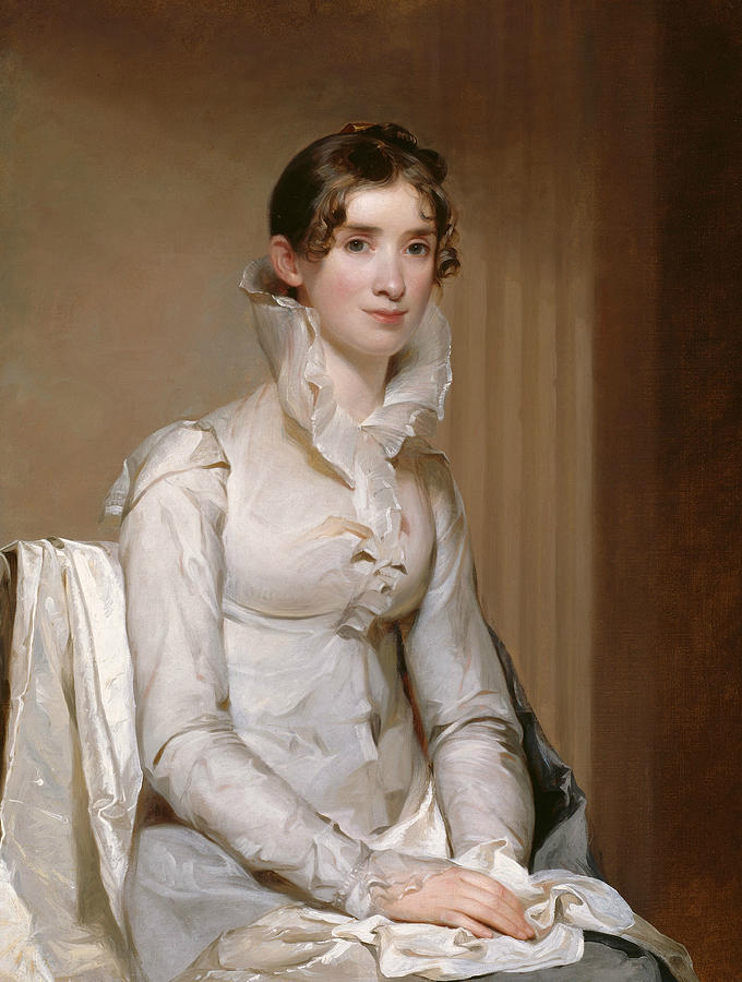 Mrs. Klapp  Painting by Thomas Sully