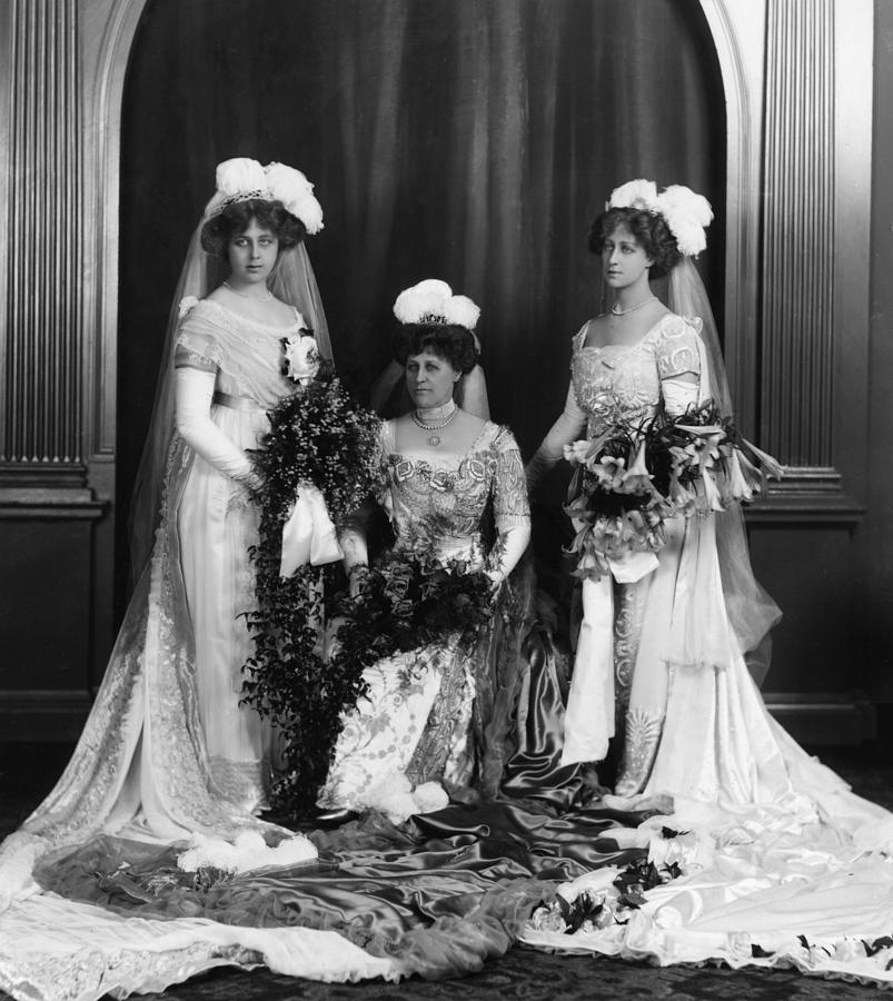 Mrs Lathams Wedding by Hulton Archive