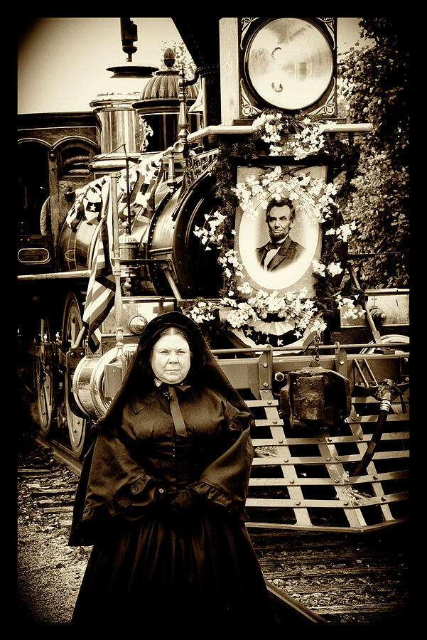 Mrs Lincoln with Funeral Train Photograph by Paul W Faust - Impressions of Light