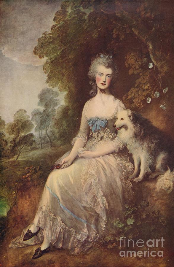 Mrs Robinson Perdita Drawing by Print Collector