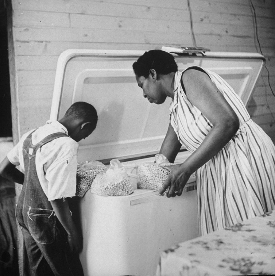 Mrs. Willie Causey & Family by Gordon Parks