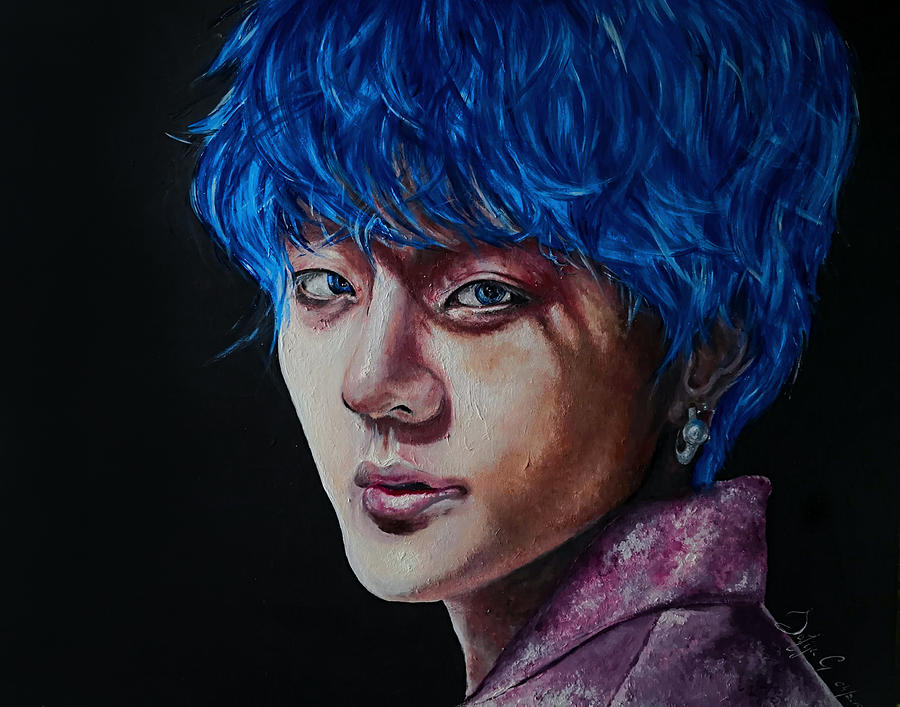 5. The meaning behind Taehyung's blue hair in the "Persona" era - wide 1