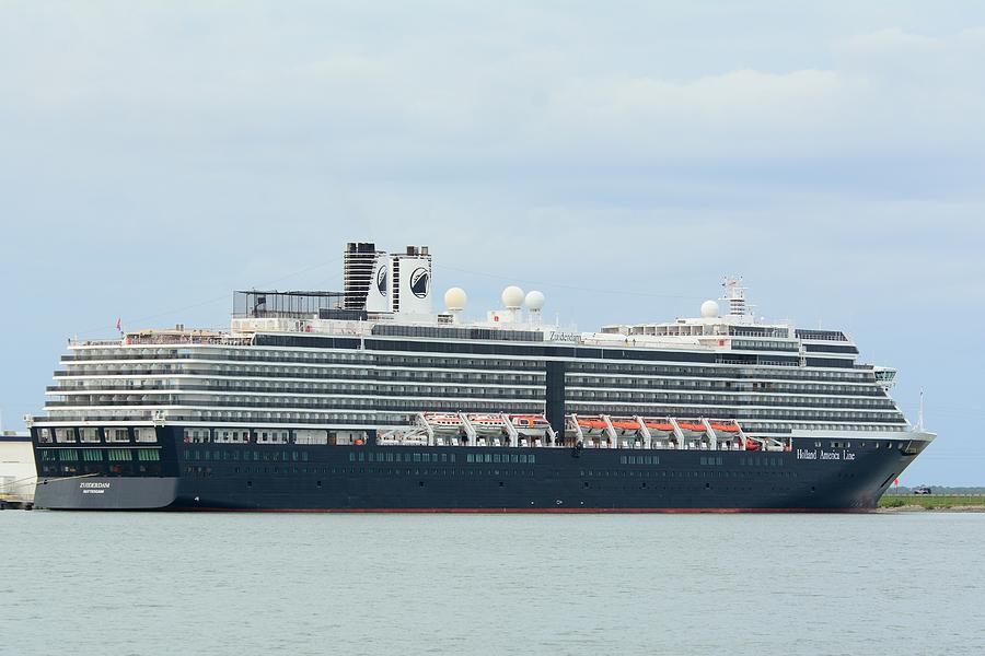 MS Zuiderdam at Port Canaveral Photograph by Bradford Martin