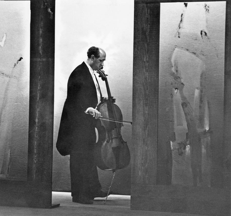 Mstislav Rostropovich Photograph by Erich Auerbach