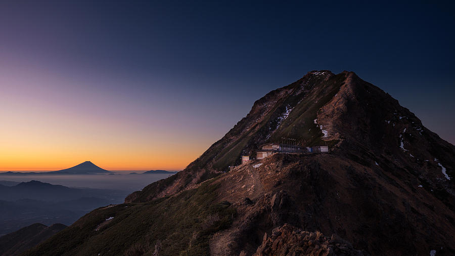 Mt. Aka In Morning 2 Photograph by Yuta Kimura