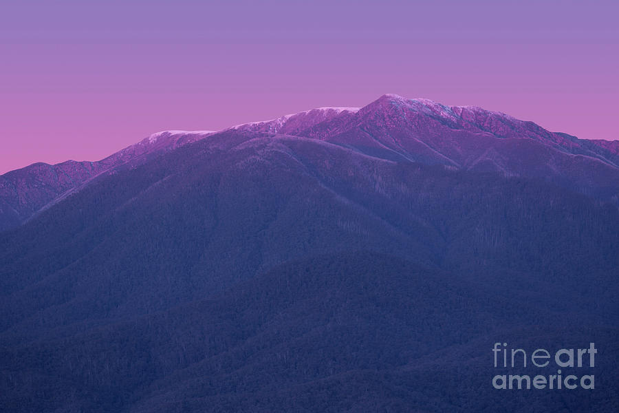 Sunset Photograph - Mt Bogong 7379 by Organic Synthesis