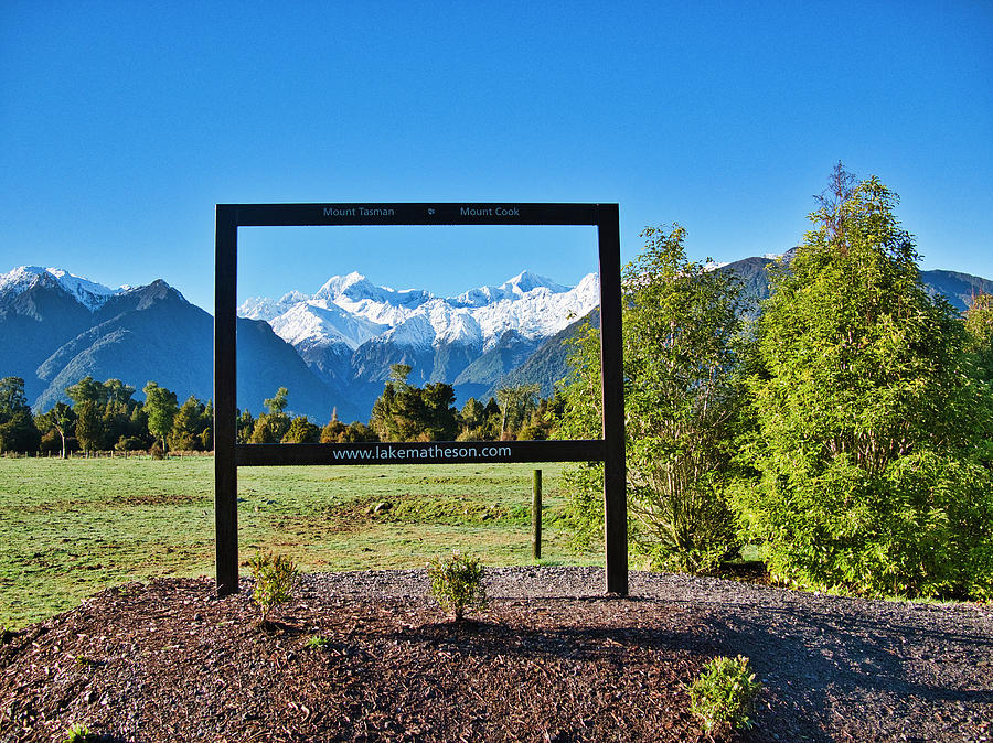 Mt Cook and Mt Tasman - New Zealand Alps Photograph by Steven Ralser