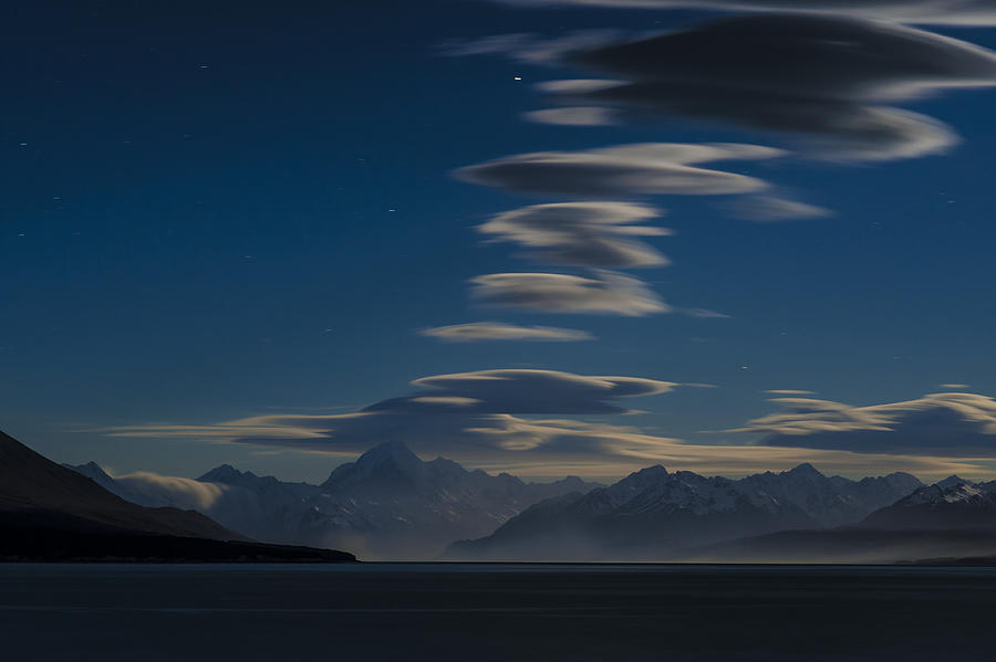 Mt Cook At Midnight Photograph by James Symington Arps