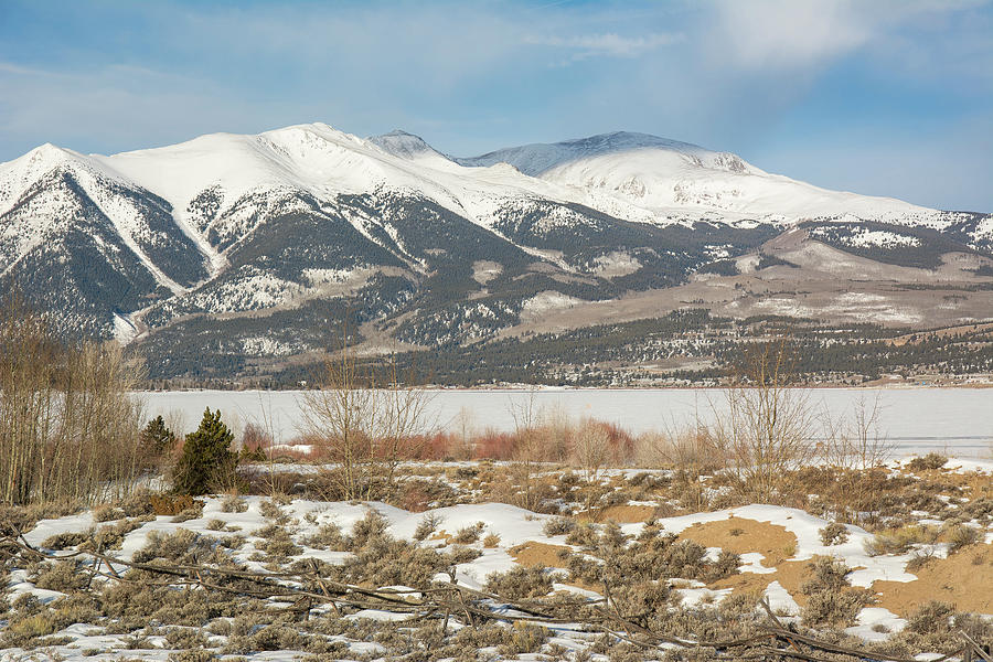 Mountain Photograph - Mt. Elbert Winter #1 by Aaron Spong