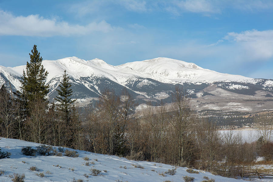 Mt. Elbert Winter 2 Photograph by Aaron Spong
