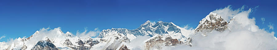 Mt Everest High Altitude Mountain Peaks Photograph by Fotovoyager