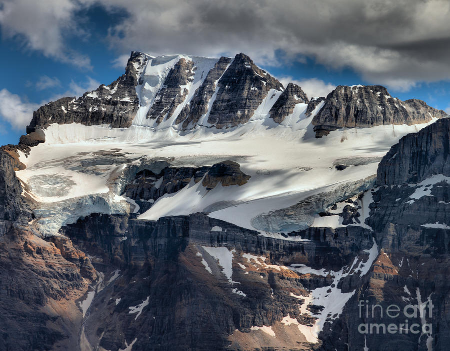 Mt. Fay And Fay Glacier Photograph by Adam Jewell